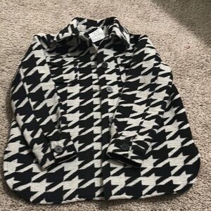 Primark Black and White Houndstooth Kids Blazer